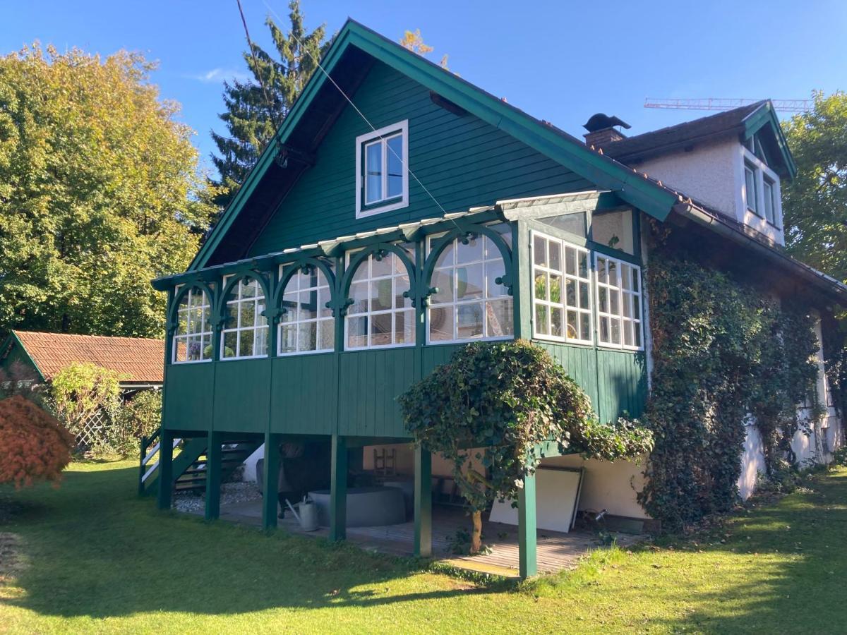 Haus Mit Sauna Und Privatem Badeteich In Anif Bei Salzburg Buitenkant foto