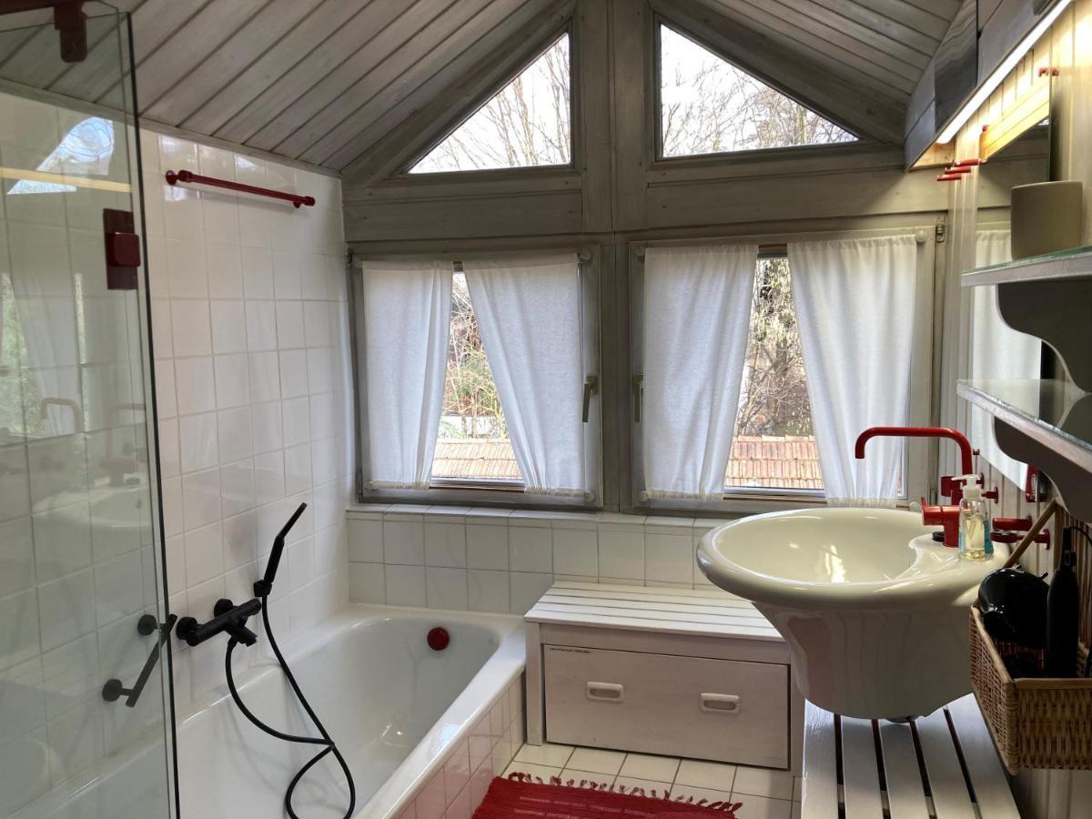 Haus Mit Sauna Und Privatem Badeteich In Anif Bei Salzburg Buitenkant foto