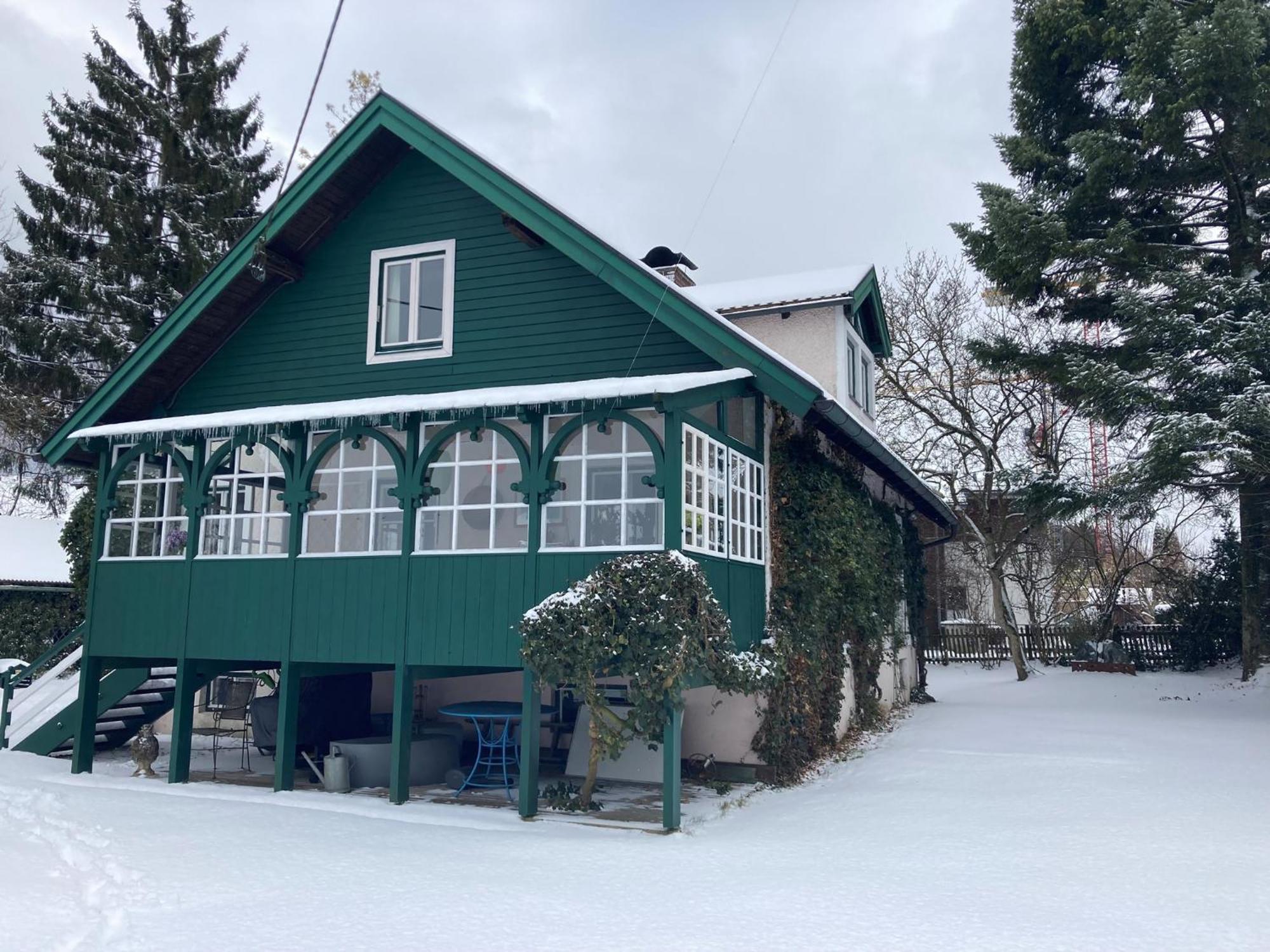 Haus Mit Sauna Und Privatem Badeteich In Anif Bei Salzburg Buitenkant foto